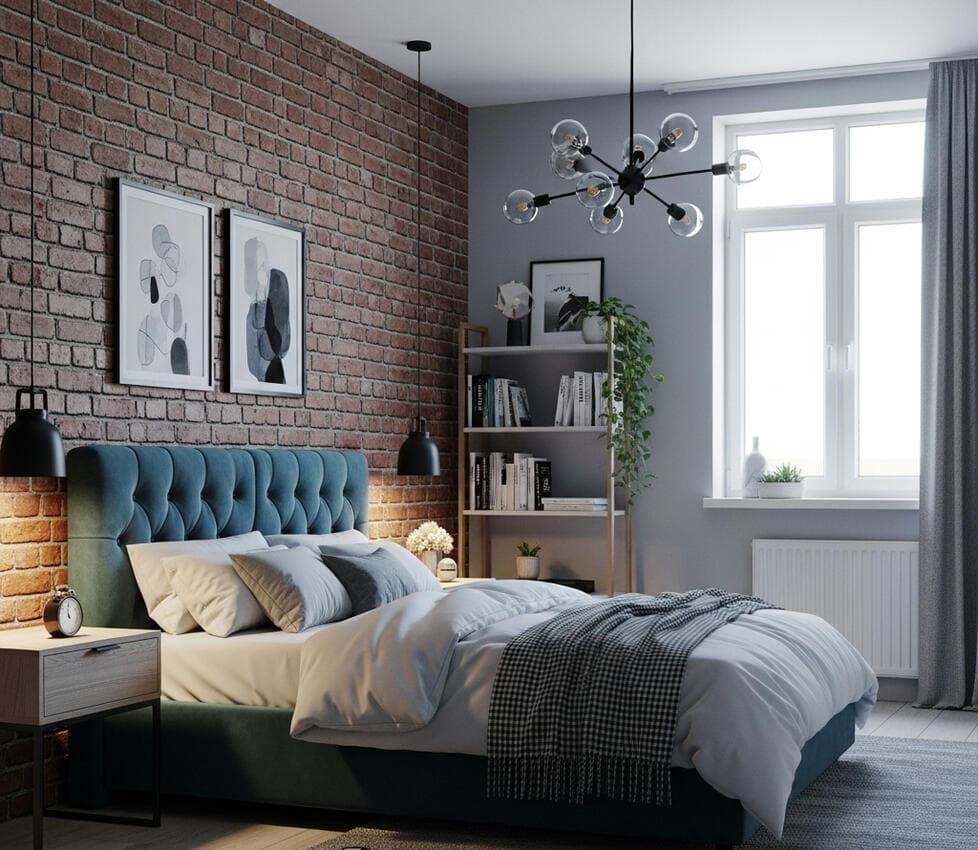 Brick Suite bedroom mood visualization